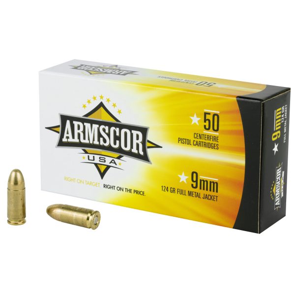 Armscor 9mm 124gr Fmj 50-1000